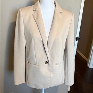Ann Taylor Elegant Cream Blazer
